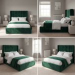 Elegant Designer Beds – Velvet Line Beds with Vertical Channel Tufting - Image 2
