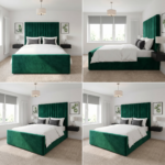 Special Designer Beds – Velvet Line Beds Frame with Channel Tufting - UK Handcrafted - Image 2