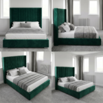 UK Handcrafted Elegant Special Designer Beds – Velvet Line Beds Frame - Image 2