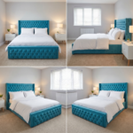 Brand New Elegant Luxury Beds – Special Designer Beds Velvet Chesterfield Wingback Frame - Image 2