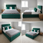 New Elegant Special Designer Beds – Velvet Line Beds Frame - UK Handcrafted - Image 2