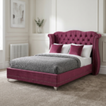 Brand New Elegant Luxury Beds – Special Designer Beds Chesterfield Velvet Sleigh Frame