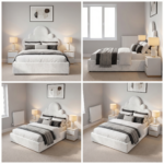 Luxury Kids Beds – Cloud Headboard Bed with Gas Lift Storage - UK Handcrafted - Image 2
