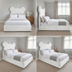 Luxury Kids Beds – Kids Bed with Gas Lift Storage & Cloud Headboard - UK Handcrafted - Image 2