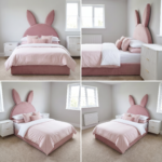 Luxury Bunny Ear Kids Bed Frame – Novelty Single Bed - UK Handcrafted - Image 2