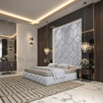 Brand New Elegant Luxury Beds – Wallmounted Beds with Full Tall Headboard & Diamond Tufting - UK Handcrafted