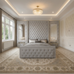 Brand New Elegant Luxury Beds – Full Wallmounted Beds with Full Tall Headboard with Side Mirrors